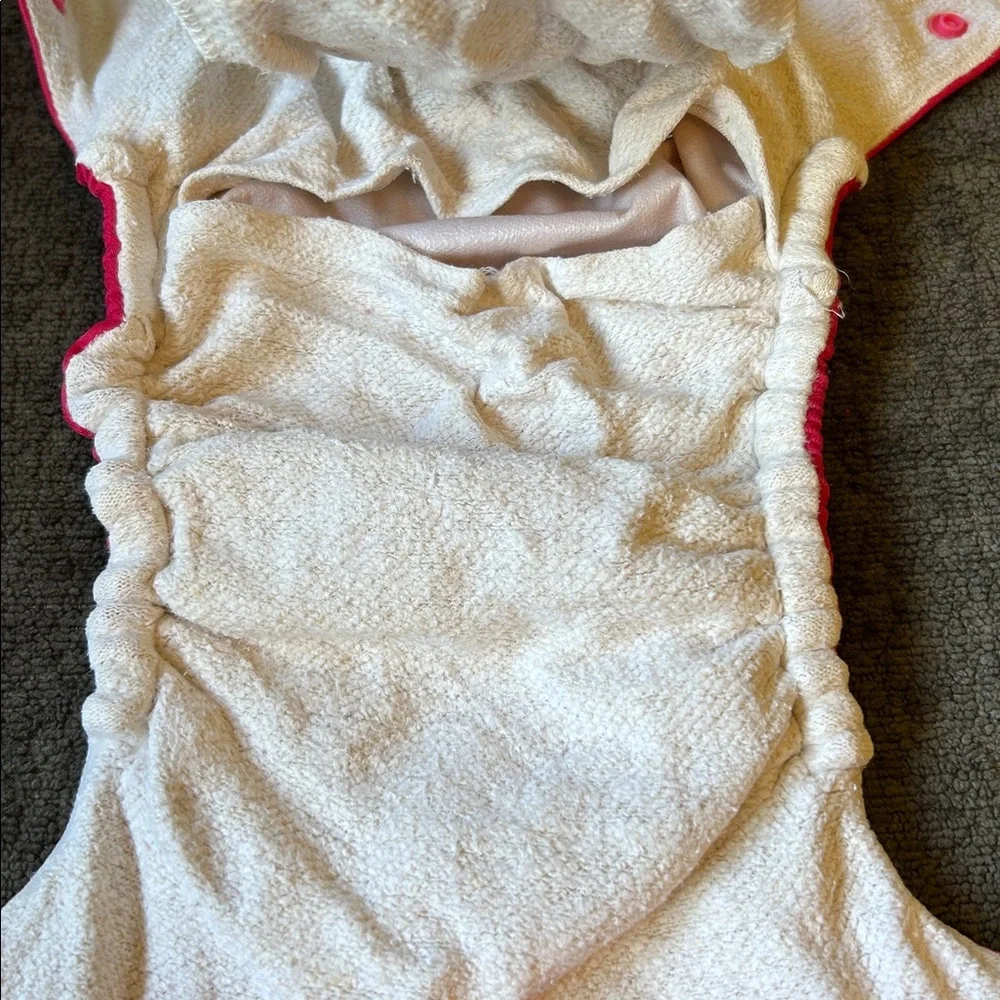 Moraki Bright Pink Cloth Diaper ⭐️